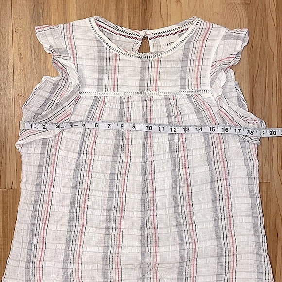 Knox Rose ruffle cap sleeve top size S - Picture 7 of 8